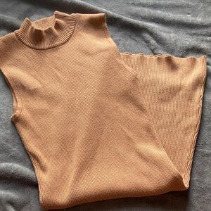 Sleeveless Ribbed Knit dress